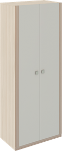 Шкаф распашной Глэдис М22 (Шимо светлый/Белый текстурный) в Мурманске