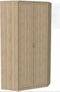 Распашной шкаф 403 несимметричный, цвет Дуб Сонома в Мурманске - предосмотр