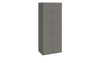 Распашной шкаф Наоми с 2-мя дверями, цвет Фон серый, Джут  СМ-208.07.03 в Мурманске - предосмотр