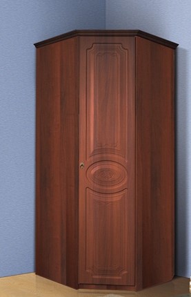 Шкаф угловой Ивушка-5, цвет Итальянский орех в Мурманске - изображение