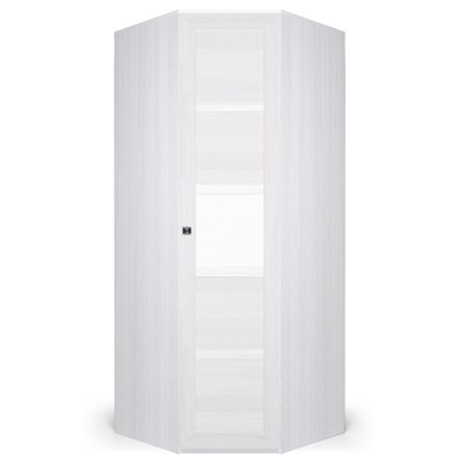 Шкаф угловой с дверью ПАРМА НЕО,  ясень анкор светлый в Мурманске - изображение