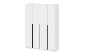 Четырехстворчатый шкаф ШК 5 (1600) Белый текстурный в Мурманске