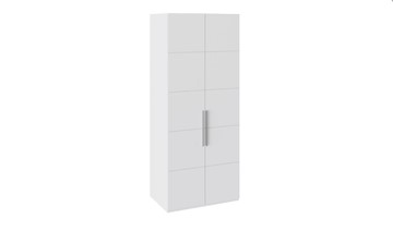 Распашной шкаф Наоми с 2-мя дверями, цвет Белый глянец СМ-208.07.03 в Мурманске - предосмотр