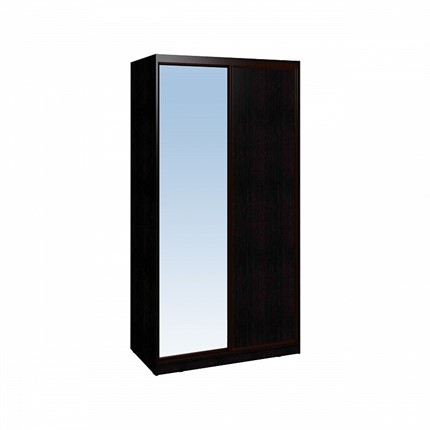 Шкаф 1200 Домашний Зеркало/ЛДСП, Венге в Мурманске - изображение