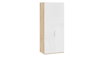 Шкаф для одежды Эмбер СМ-348.07.003 (Яблоня Беллуно/Белый глянец) в Мурманске