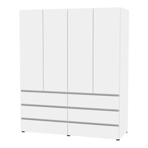 Шкаф 4-х дверный Erik H333 (Белый) в Мурманске