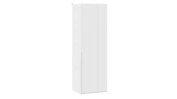Шкаф угловой одностворчатый Порто (580) СМ-393.07.006 (Белый жемчуг/Белый софт) в Мурманске