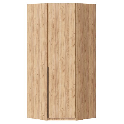 Распашной угловой шкаф Норд ЛД 677.080.000.032 (Дуб золотой) в Мурманске - изображение
