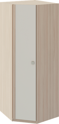 Шкаф Глэдис М21 (Шимо светлый/Белый текстурный) в Мурманске - изображение