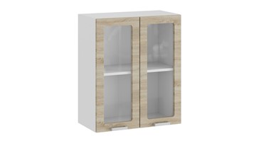Навесной кухонный шкаф Гранита 1В6С (Белый/Дуб сонома) в Мурманске - предосмотр