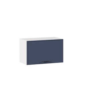 Кухонный горизонтальный шкаф 600 Индиго ЛД 298.710.000.119, Белый/Тёмно-синий в Мурманске
