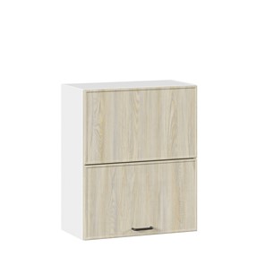 Кухонный горизонтальный шкаф 600 комбинированный Индиго ЛД 298.970.000.041, Белый/Дуб Мадейра топаз в Мурманске
