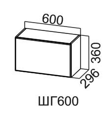 Шкаф навесной Модус, ШГ600/360, галифакс в Мурманске