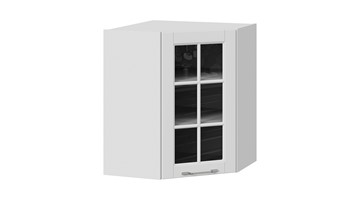 Кухонный навесной шкаф Скай ВУ45_72-(40)_1ДРс (Белоснежный софт) в Мурманске