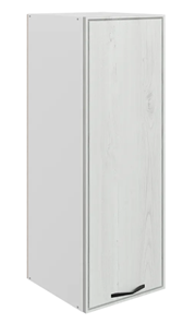 Кухонный шкаф Монако L400 Н900 (1 дв. гл.), белый/дуб белый матовый в Мурманске