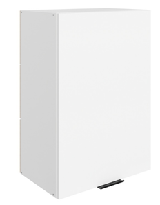 Шкаф навесной Стоун L500 Н720 (1 дв. гл.) (белый/джелато софттач) в Мурманске