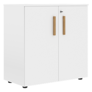 Низкий шкаф с малыми дверцами широкий FORTA Белый FLC 80.1(Z) (798х404х801) в Мурманске