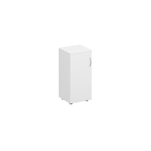 Шкаф для документов низкий узкий закрытый Комфорт КФ, белый премиум (40x38x84) К.508 ДШ в Мурманске
