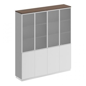 Шкаф для документов со стеклянными дверьми Speech Cube (180.2x40x203.4) СИ 315 ДГ БП ДГ/ХР в Мурманске