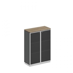 Шкаф для документов средний стекло в рамке Speech Cube (90x40x124.6) СИ 319 ДС АР ХР в Мурманске