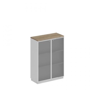 Шкаф для документов средний стекло в рамке Speech Cube (90x40x124.6) СИ 319 ДС БП ХР в Мурманске