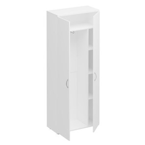 Шкаф для одежды с дополнением Комфорт КФ, белый премиум (80x38x200) К.531 ДШ в Мурманске