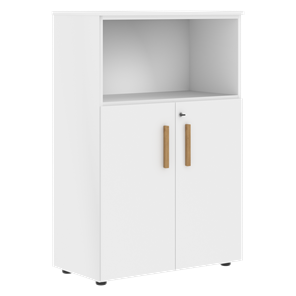 Шкаф с глухими малыми дверьми FORTA Белый FMC 80.1(Z) (798х404х1197) в Мурманске