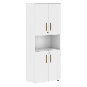 Шкаф с глухими малыми дверьми FORTA Белый FHC 80.4(Z) (798х404х1965) в Мурманске