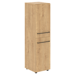 Шкаф узкий средний с глухими дверьми LOFTIS Дуб Бофорд LMC LMC 40.4 (400х430х1517) в Мурманске