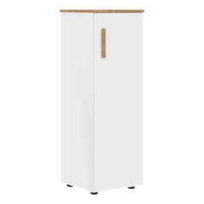 Шкаф колонна средний с правой дверью FORTA Белый-Дуб Гамильтон  FMC 40.1 (R) (399х404х801) в Мурманске