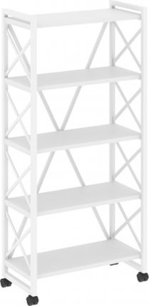 Стеллаж подкатной Loft VR.L-MST.K-5.8, Белый/Белый металл в Мурманске - изображение