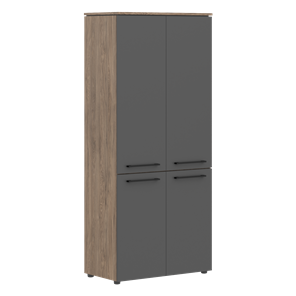 Шкаф с глухими дверьми MORRIS TREND Антрацит/Кария Пальмира MHC 85.3 (854х423х1956) в Мурманске