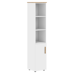 Высокий шкаф колонна с глухой средней дверью правой FORTA Белый FHC 40.6 (R) (399х404х1965) в Мурманске