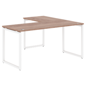Письменный стол угловой левый XTEN-Q Дуб-сонома- белый XQCT 1615 (L) (1600х1500х750) в Мурманске