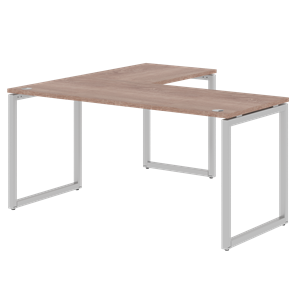 Письменный стол угловой правый XTEN-Q Дуб-сонома- серебро XQCT 1615 (R) (1600х1500х750) в Мурманске