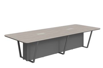 Стол для заседаний LINE Дуб-серый-антрацит СФ-571734.1 (3460х1340х754) в Мурманске