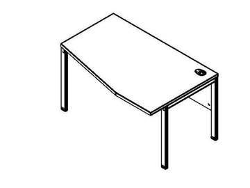 Эргономичный стол XMCT 169R, правый, 1600х900х750 в Мурманске