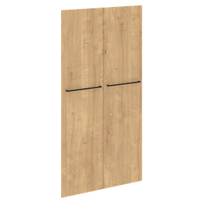 Дверь двойная  глухая средняя LOFTIS Дуб Бофорд LMD 40-2 (790х18х1470) в Мурманске