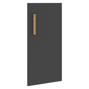 Низкая дверь для шкафа правая FORTA Черный Графит FLD 40-1(R) (396х18х766) в Мурманске