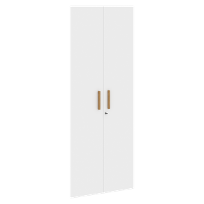 Высокие двери для шкафов с замком FORTA Белый FHD 40-2(Z)  (794х18х1932) в Мурманске