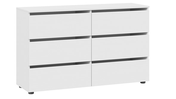 Комод с 6-мя ящиками Денвер (Белый) в Мурманске - изображение