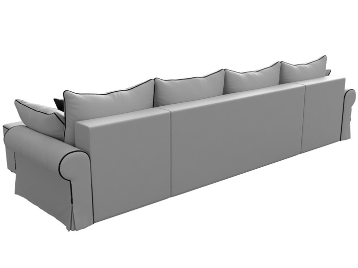 Большой П-образный диван Элис, Белый (экокожа) в Мурманске - изображение 7