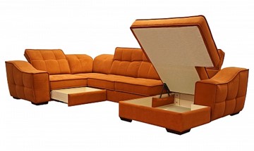 Угловой диван N-11-M (П1+ПС+УС+Д2+Д5+П1) в Мурманске - предосмотр 1