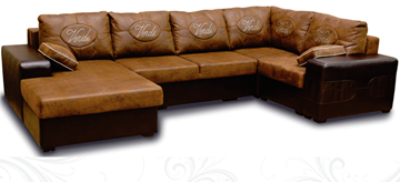 П-образный диван Verdi Плаза 405х210 в Мурманске