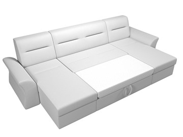 Большой П-образный диван Клайд, Белый (Экокожа) в Мурманске - предосмотр 1