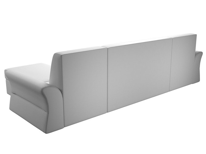 Большой П-образный диван Клайд, Белый (Экокожа) в Мурманске - изображение 4