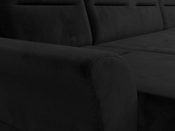 П-образный диван Клайд, Черный (Велюр) в Мурманске - предосмотр 5