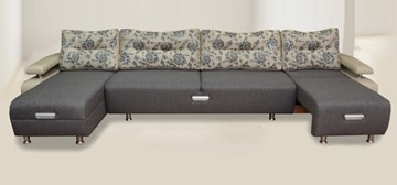 П-образный диван Престиж-15 микс в Мурманске - предосмотр 1