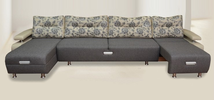 П-образный диван Престиж-15 микс в Мурманске - изображение 1