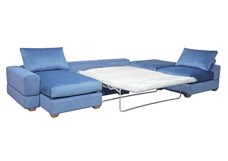 П-образный диван V-10-M П (П1+Д4+Д2+УС+ПС), Memory foam в Мурманске - изображение 1